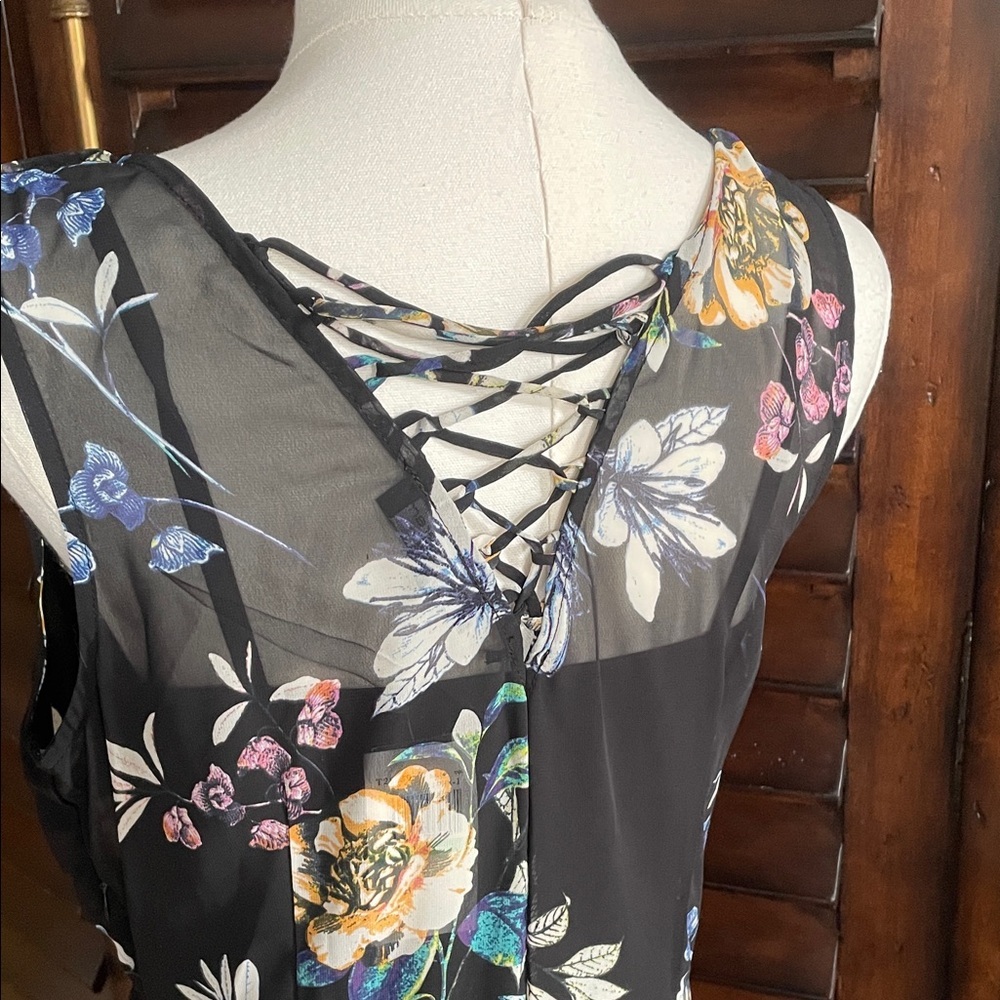 NWT Spenser Jeremy 2 Piece Black Maxi Dress Size 8 - Picture 8 of 12
